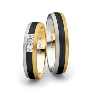 Weißgold/Zirkonium/Gelbgold