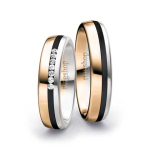 Rosegold/Zirkonium/Weißgold