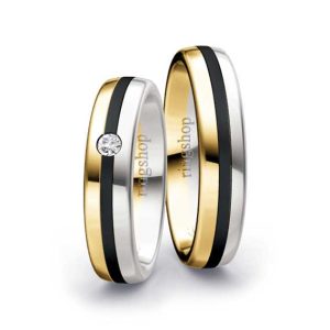 Gelbgold/Zirkonium/Weißgold