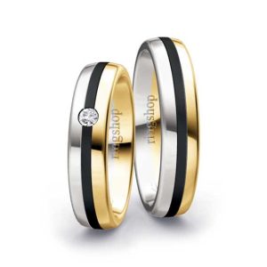 Weißgold/Zirkonium/Gelbgold