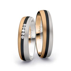 Rosegold/Zirkonium/Weißgold