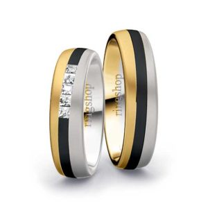 Gelbgold/Zirkonium/Weißgold