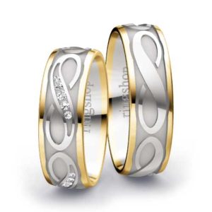 Gelbgold/Weißgold/Gelbgold