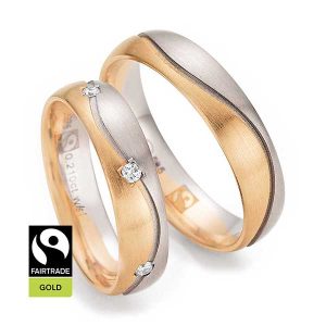Weißgold/Rosegold Fairtrade