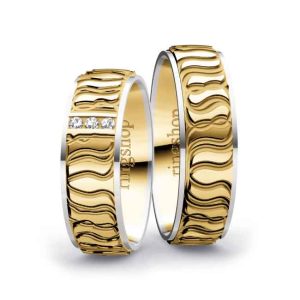 Weißgold/Gelbgold/Weißgold