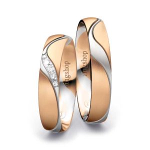 Rotgold/Weißgold/Rotgold