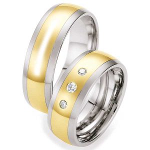 Stahl/Gelbgold
