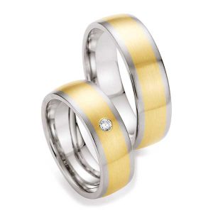 Stahl/Gelbgold