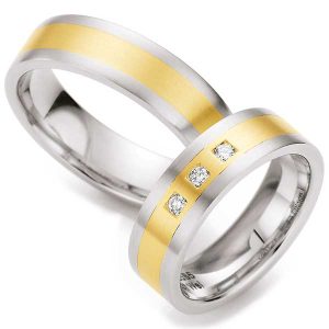 Stahl/Gelbgold